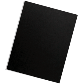Futura™ Presentation Covers  - Letter, Black, 25 pack__Futura Black Ltr LF.png